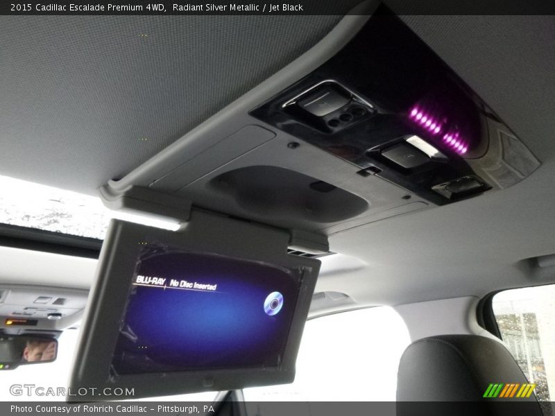 Radiant Silver Metallic / Jet Black 2015 Cadillac Escalade Premium 4WD