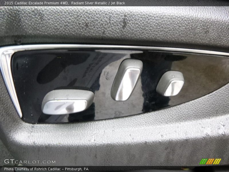 Radiant Silver Metallic / Jet Black 2015 Cadillac Escalade Premium 4WD