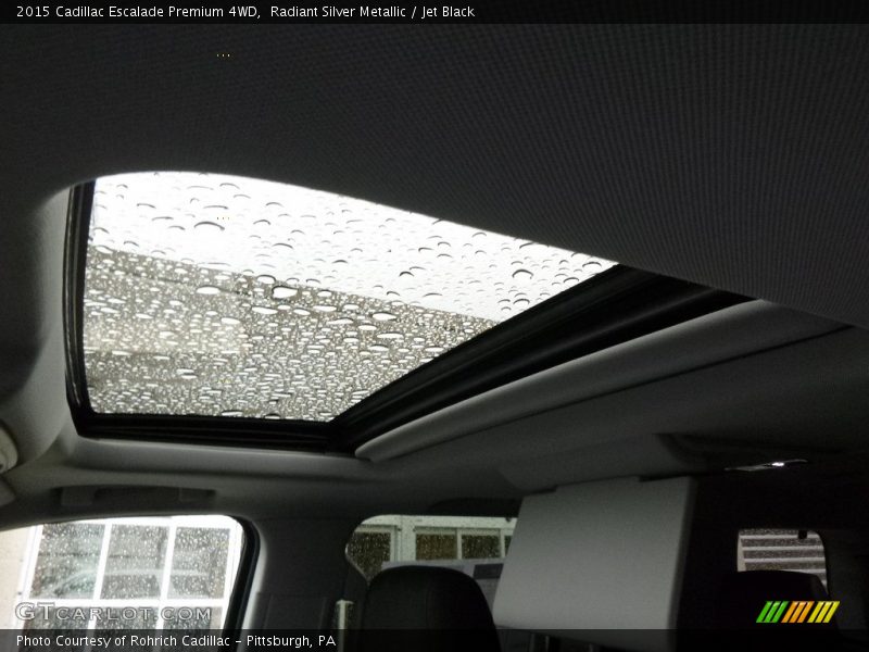 Radiant Silver Metallic / Jet Black 2015 Cadillac Escalade Premium 4WD