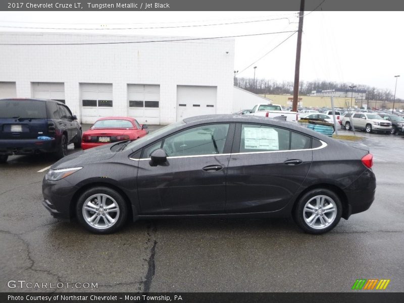 Tungsten Metallic / Jet Black 2017 Chevrolet Cruze LT