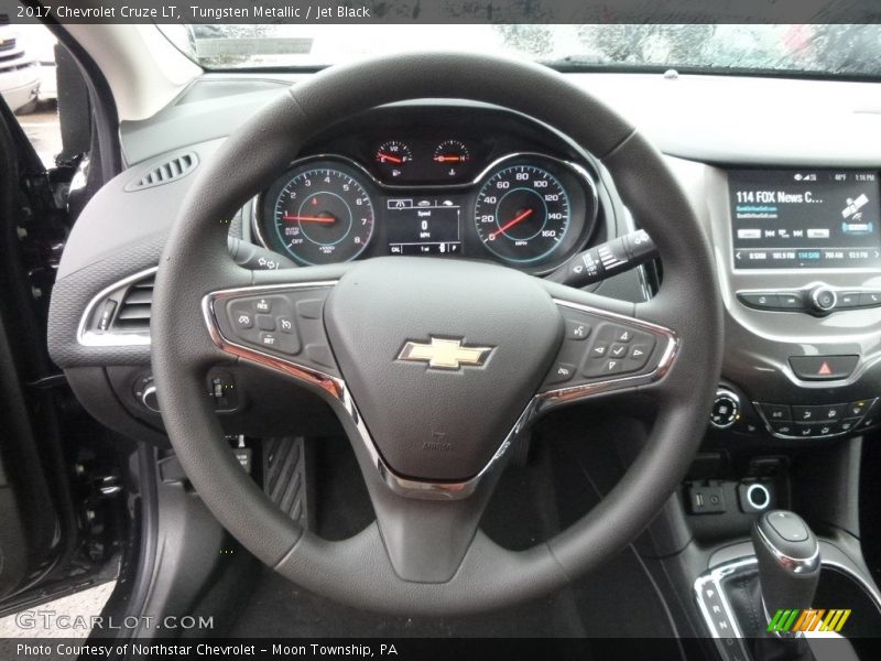 Tungsten Metallic / Jet Black 2017 Chevrolet Cruze LT