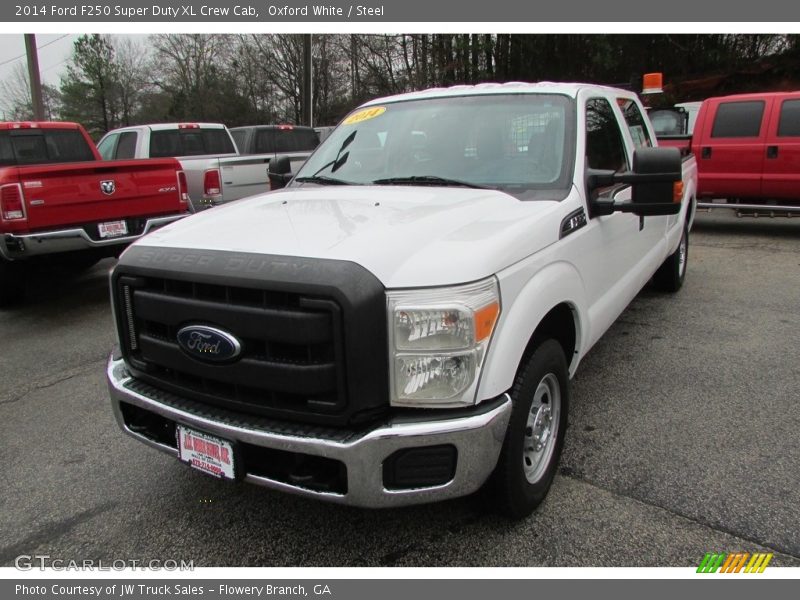 Oxford White / Steel 2014 Ford F250 Super Duty XL Crew Cab
