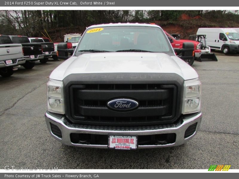 Oxford White / Steel 2014 Ford F250 Super Duty XL Crew Cab