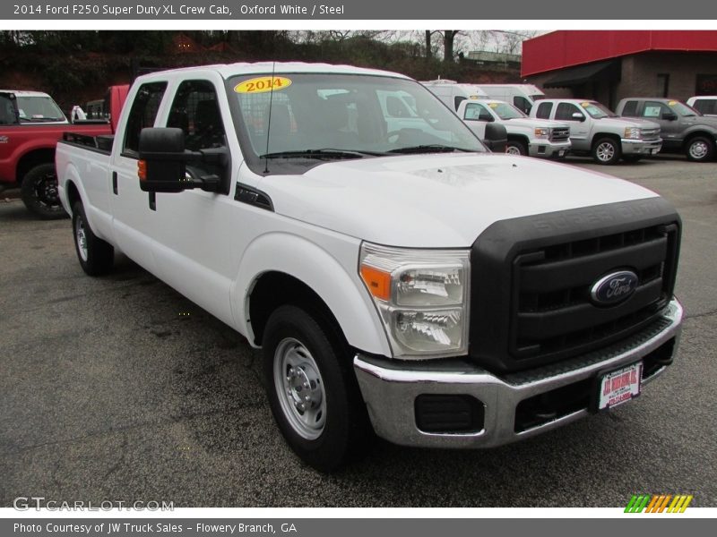 Oxford White / Steel 2014 Ford F250 Super Duty XL Crew Cab