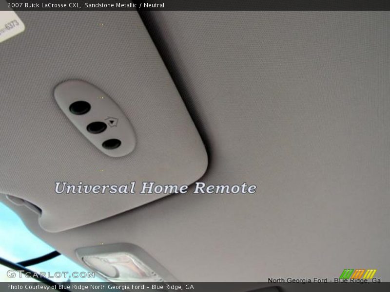 Sandstone Metallic / Neutral 2007 Buick LaCrosse CXL
