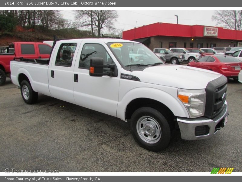 Oxford White / Steel 2014 Ford F250 Super Duty XL Crew Cab