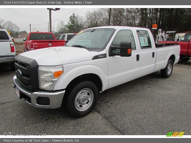 Oxford White / Steel 2014 Ford F250 Super Duty XL Crew Cab