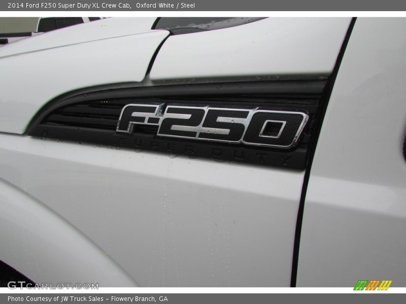 Oxford White / Steel 2014 Ford F250 Super Duty XL Crew Cab