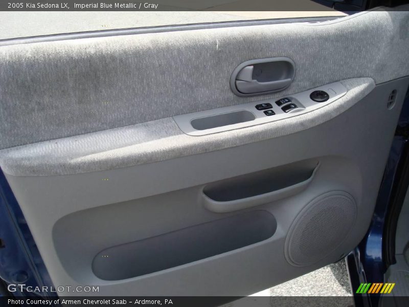 Imperial Blue Metallic / Gray 2005 Kia Sedona LX