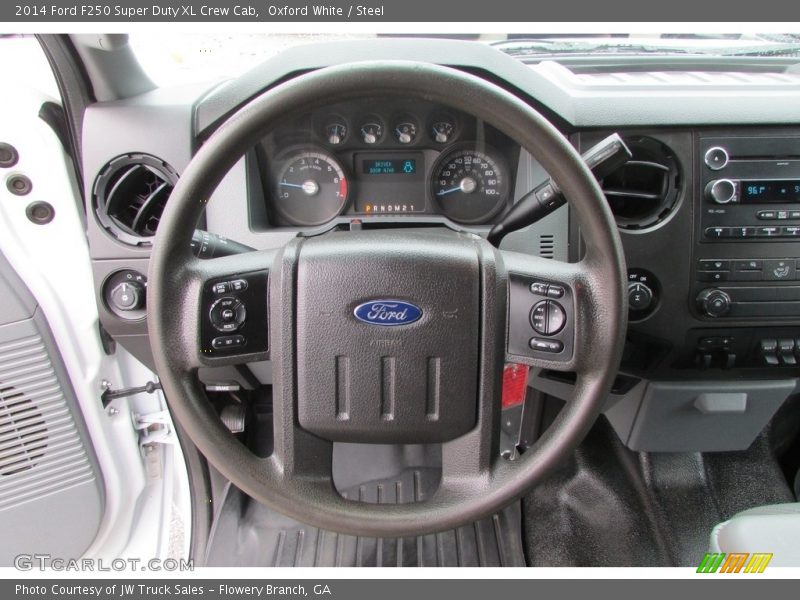 Oxford White / Steel 2014 Ford F250 Super Duty XL Crew Cab