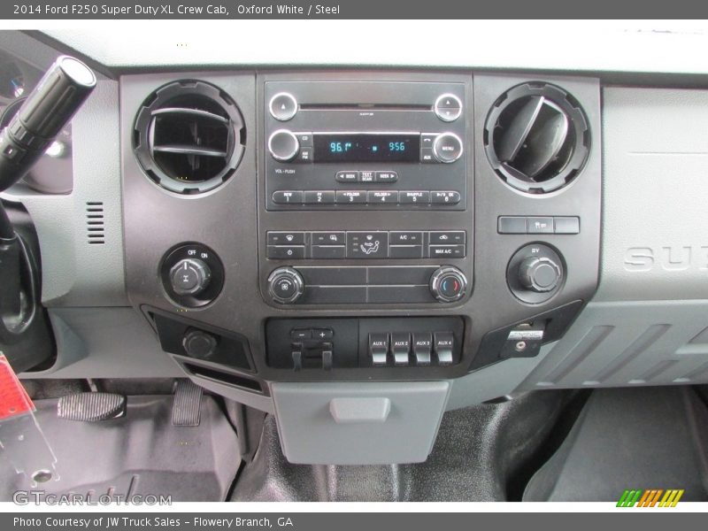 Oxford White / Steel 2014 Ford F250 Super Duty XL Crew Cab
