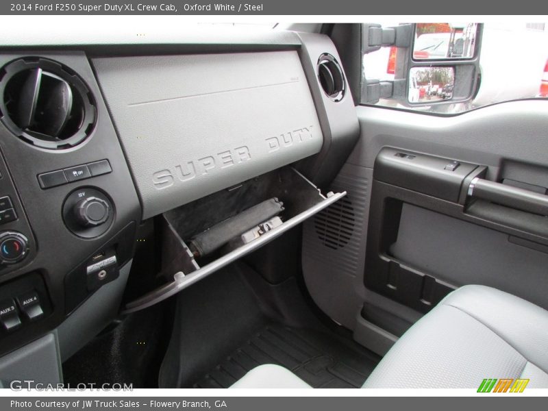Oxford White / Steel 2014 Ford F250 Super Duty XL Crew Cab