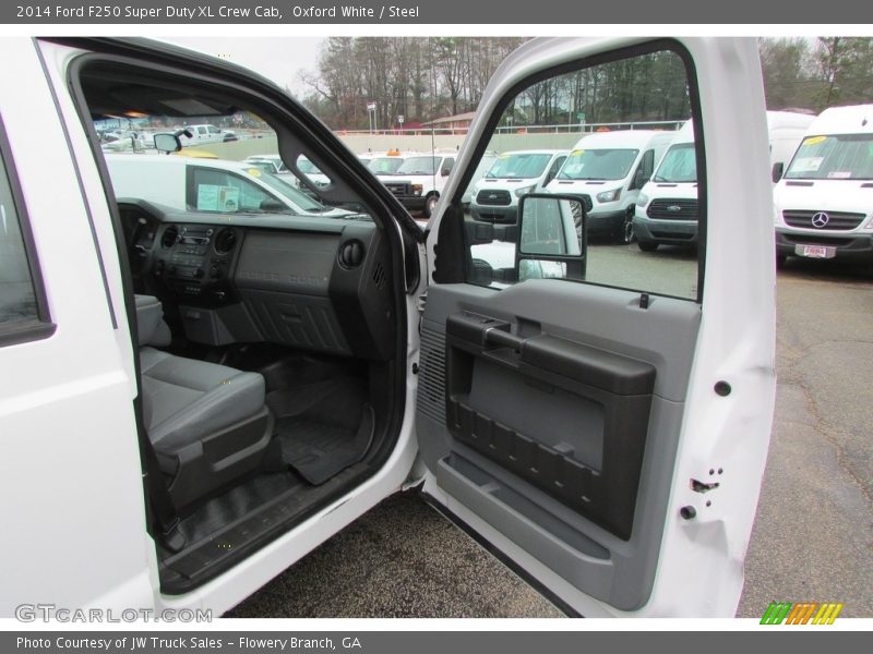 Oxford White / Steel 2014 Ford F250 Super Duty XL Crew Cab