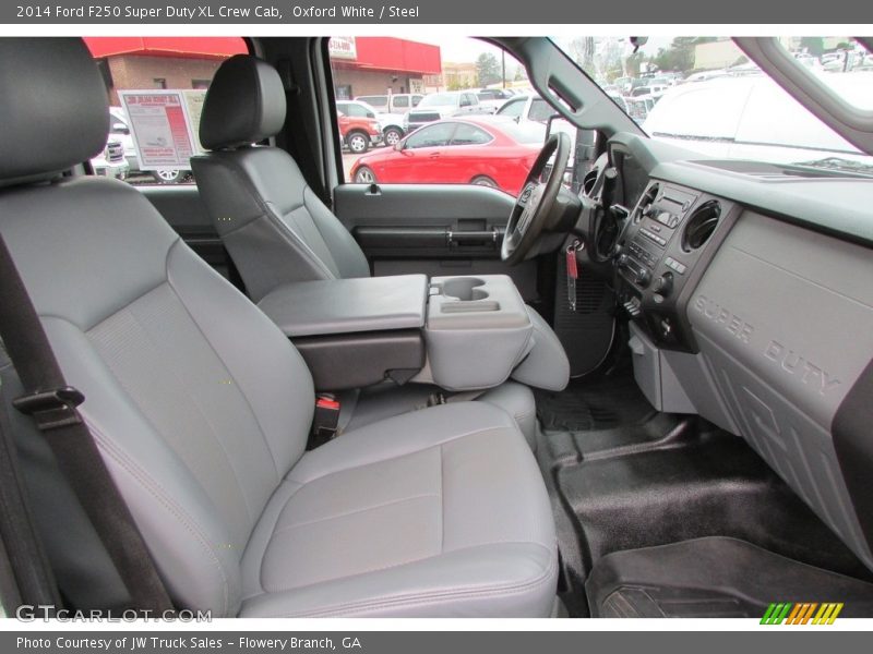 Oxford White / Steel 2014 Ford F250 Super Duty XL Crew Cab