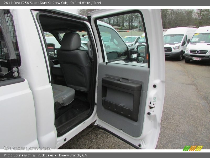 Oxford White / Steel 2014 Ford F250 Super Duty XL Crew Cab