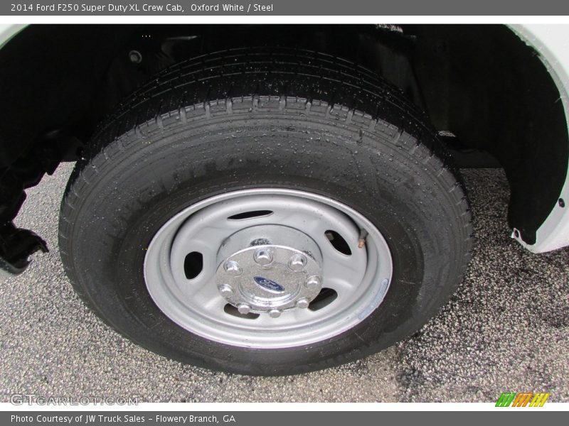 Oxford White / Steel 2014 Ford F250 Super Duty XL Crew Cab
