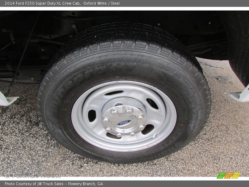 Oxford White / Steel 2014 Ford F250 Super Duty XL Crew Cab