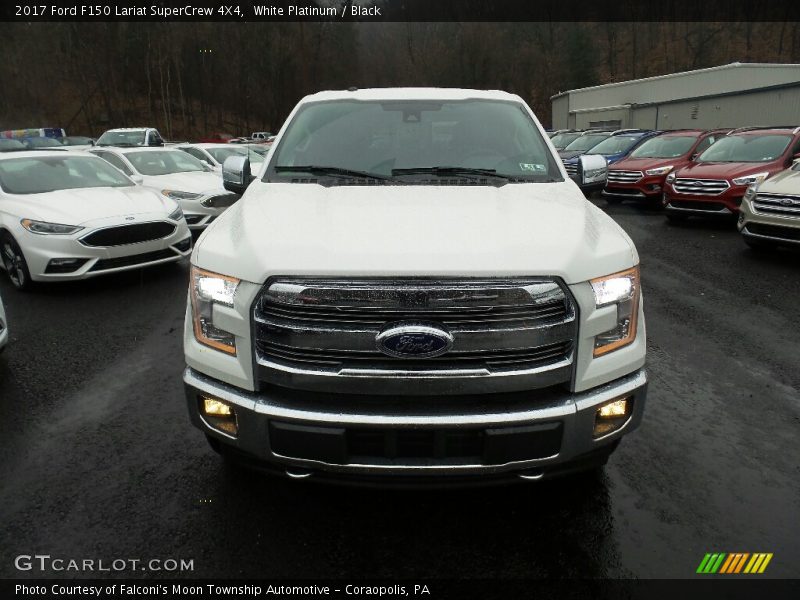 White Platinum / Black 2017 Ford F150 Lariat SuperCrew 4X4