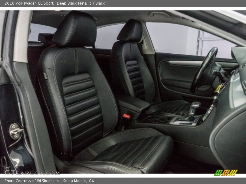 Deep Black Metallic / Black 2010 Volkswagen CC Sport
