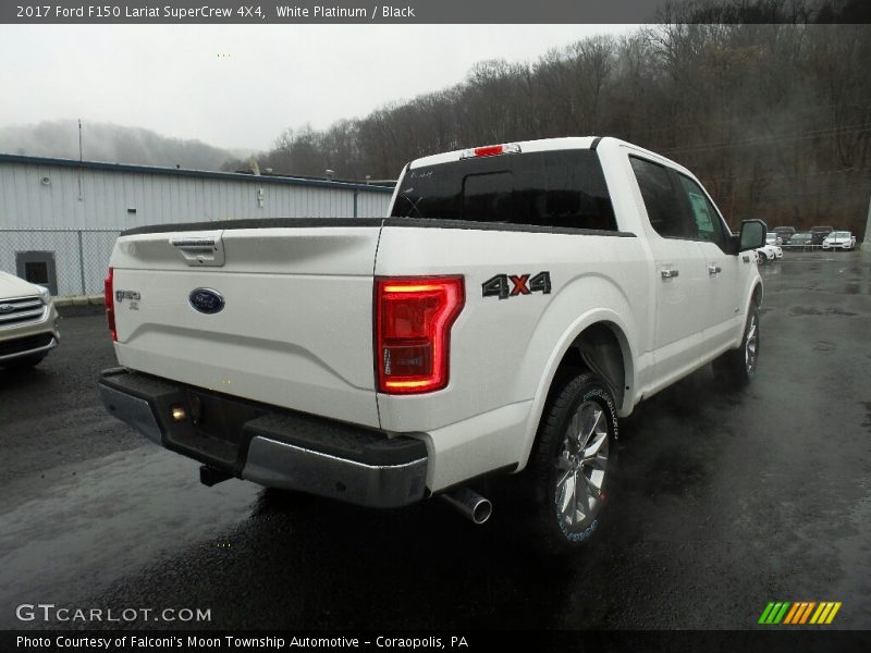 White Platinum / Black 2017 Ford F150 Lariat SuperCrew 4X4