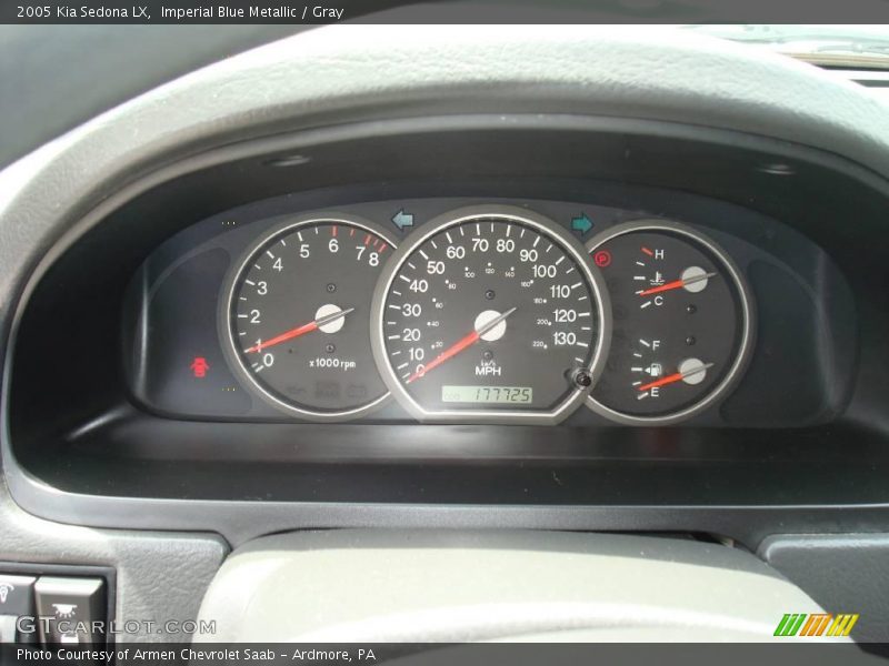 Imperial Blue Metallic / Gray 2005 Kia Sedona LX