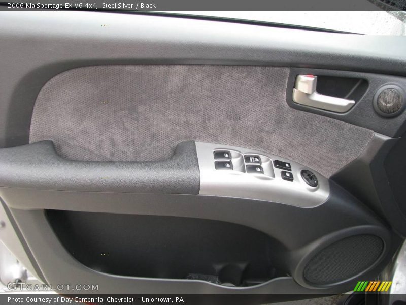 Steel Silver / Black 2006 Kia Sportage EX V6 4x4