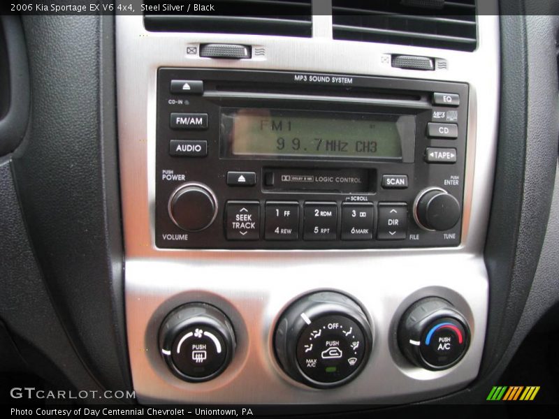 Steel Silver / Black 2006 Kia Sportage EX V6 4x4