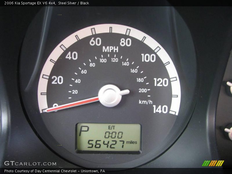 Steel Silver / Black 2006 Kia Sportage EX V6 4x4