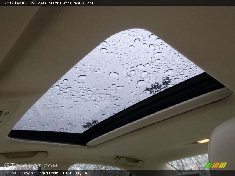 Starfire White Pearl / Ecru 2012 Lexus IS 250 AWD