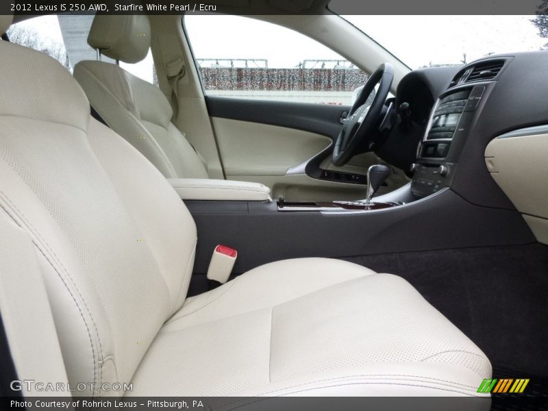 Starfire White Pearl / Ecru 2012 Lexus IS 250 AWD