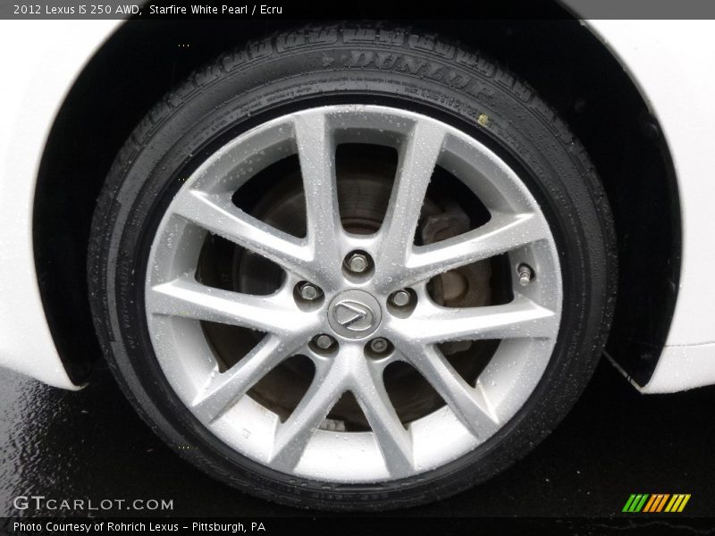 Starfire White Pearl / Ecru 2012 Lexus IS 250 AWD