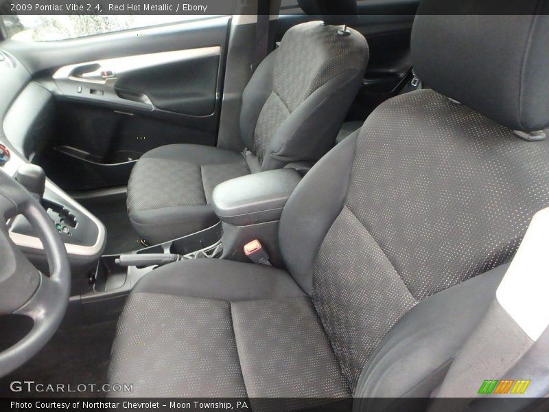Red Hot Metallic / Ebony 2009 Pontiac Vibe 2.4