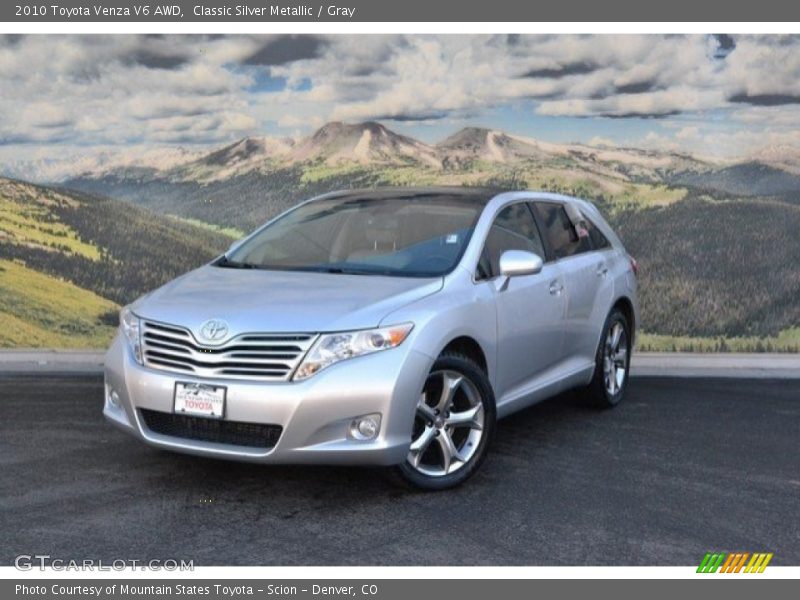Classic Silver Metallic / Gray 2010 Toyota Venza V6 AWD