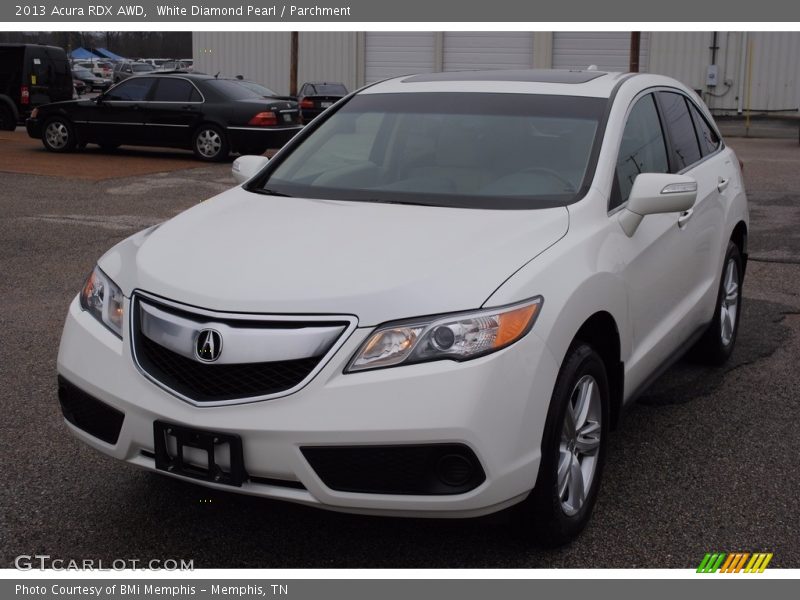 White Diamond Pearl / Parchment 2013 Acura RDX AWD