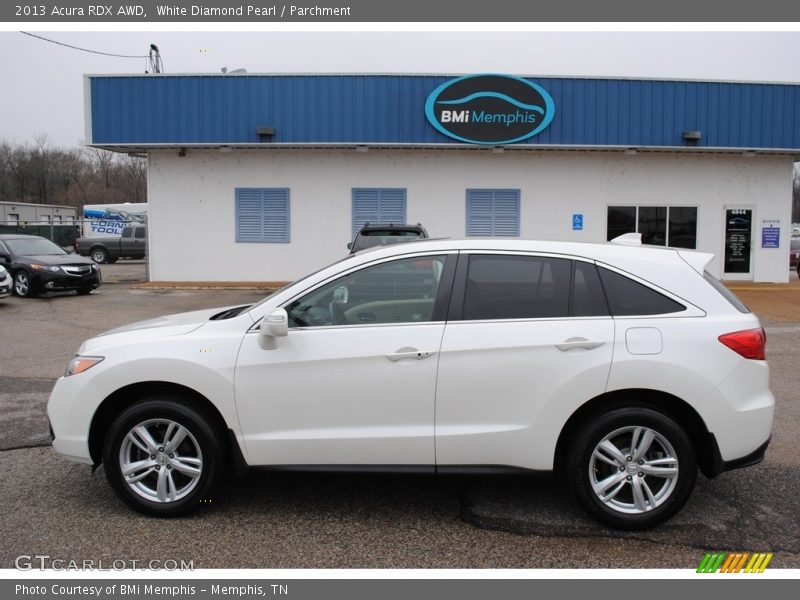 White Diamond Pearl / Parchment 2013 Acura RDX AWD
