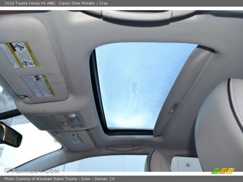 Classic Silver Metallic / Gray 2010 Toyota Venza V6 AWD