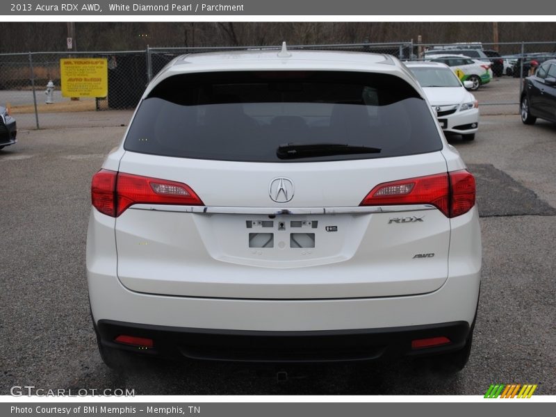 White Diamond Pearl / Parchment 2013 Acura RDX AWD