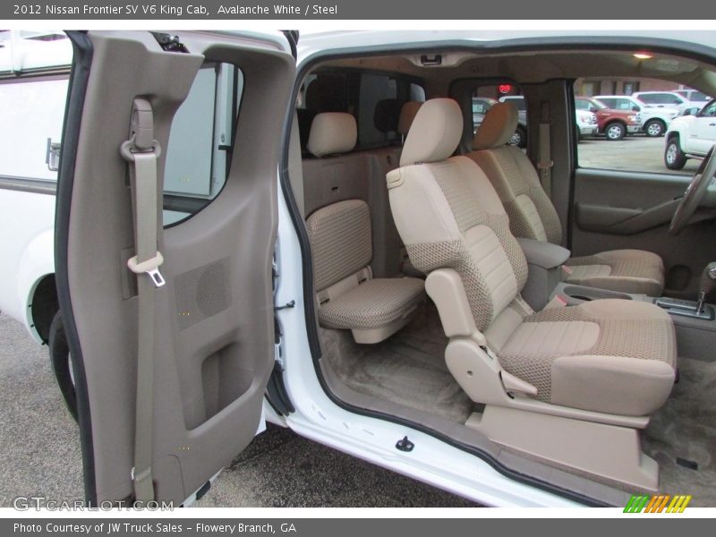 Avalanche White / Steel 2012 Nissan Frontier SV V6 King Cab