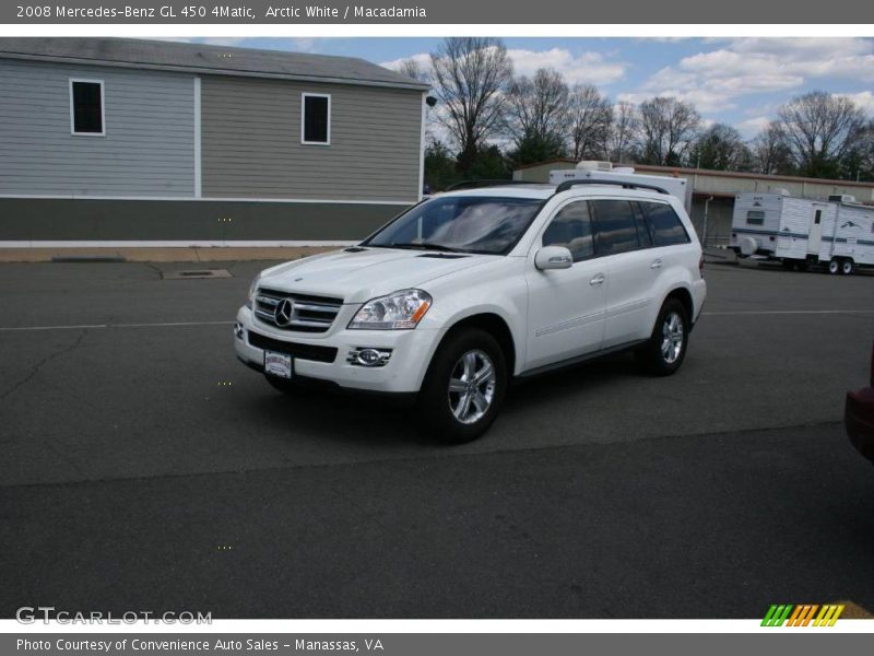 Arctic White / Macadamia 2008 Mercedes-Benz GL 450 4Matic