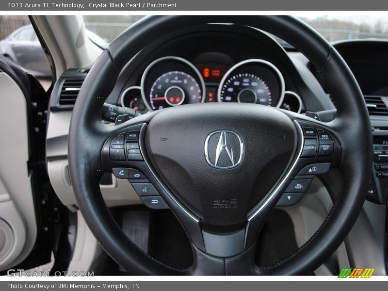 Crystal Black Pearl / Parchment 2013 Acura TL Technology
