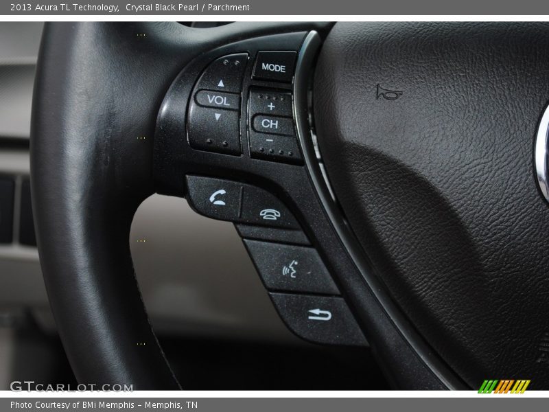Crystal Black Pearl / Parchment 2013 Acura TL Technology