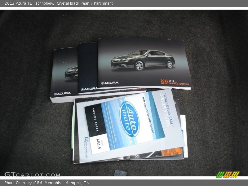 Crystal Black Pearl / Parchment 2013 Acura TL Technology