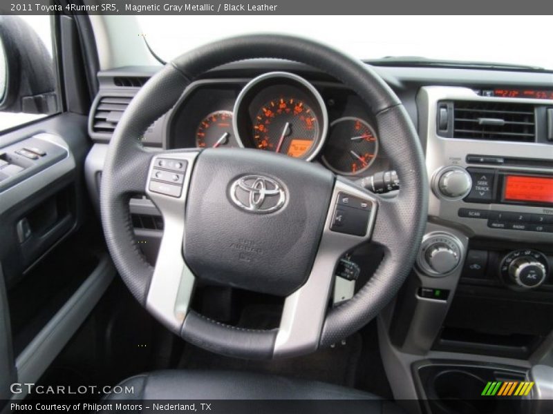 Magnetic Gray Metallic / Black Leather 2011 Toyota 4Runner SR5