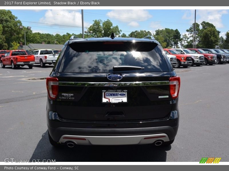 Shadow Black / Ebony Black 2017 Ford Explorer Limited