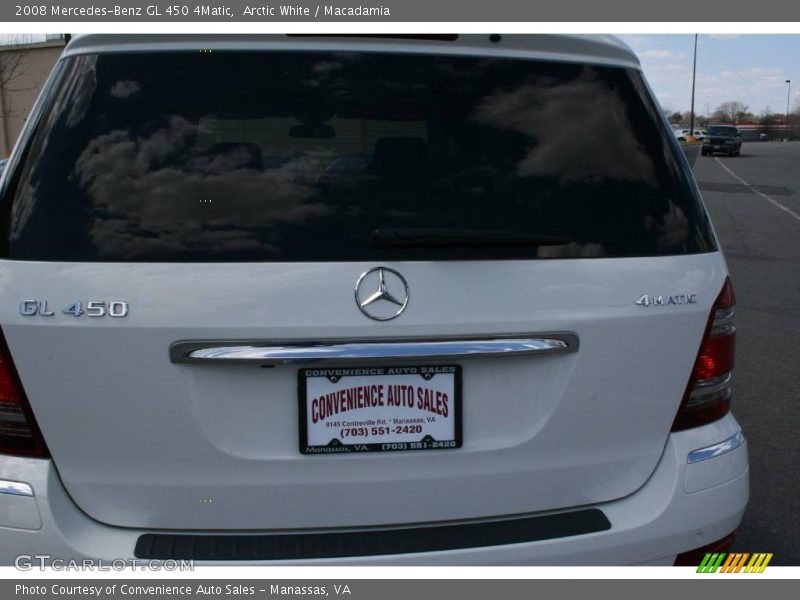 Arctic White / Macadamia 2008 Mercedes-Benz GL 450 4Matic