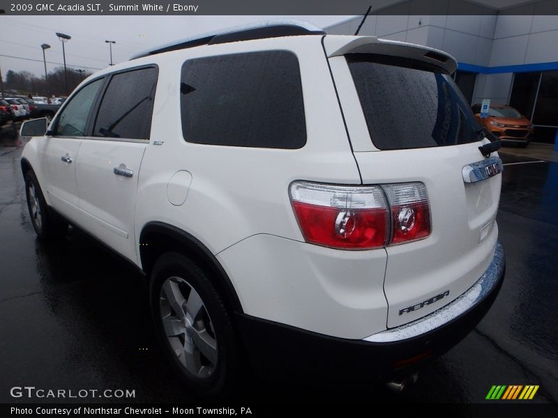 Summit White / Ebony 2009 GMC Acadia SLT