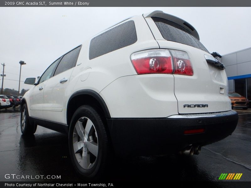 Summit White / Ebony 2009 GMC Acadia SLT