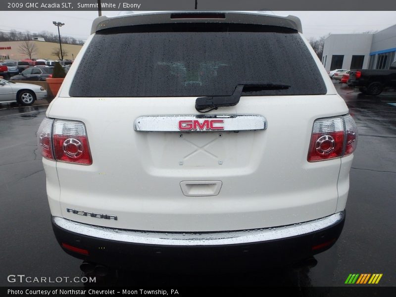 Summit White / Ebony 2009 GMC Acadia SLT