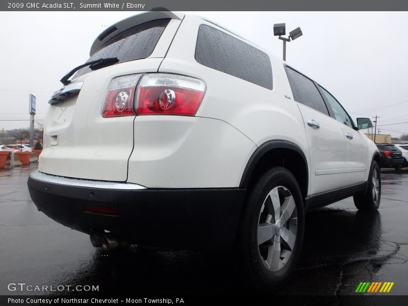 Summit White / Ebony 2009 GMC Acadia SLT