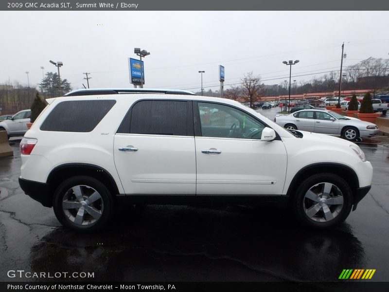 Summit White / Ebony 2009 GMC Acadia SLT